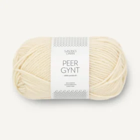 Sandnes Garn Peer Gynt - 1012 Luonnon valkoinen