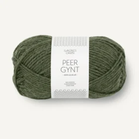 Sandnes Garn Peer Gynt - 9572 Meleerattu tummanvihreä
