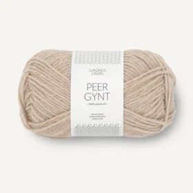 Sandnes Garn Peer Gynt - 3021 Meleerattu vaaleanbeige