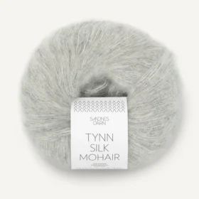 Sandnes Garn Tynn Silk Mohair - 1022 meleerattu vaaleanharmaa