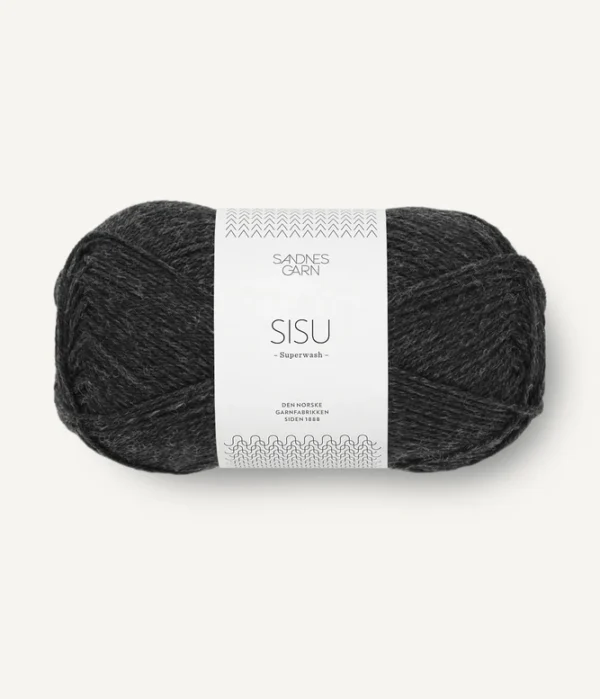 Sandnes Garn Sisu Meleerattu tummanharmaa