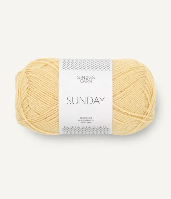 Sandnes Garn Sunday Vaaleankeltainen