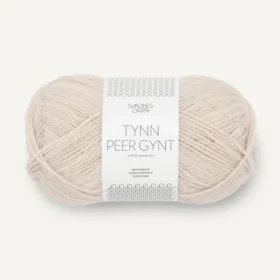 Sandnes Garn Tynn Peer Gynt - 2641 Meleerattu luonnonvaalea