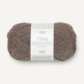 Sandnes Garn Tynn Peer Gynt - 2652 Meleerattu ruskea
