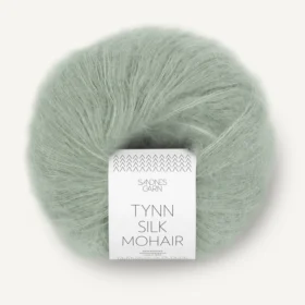 Sandnes Garn Tynn Silk Mohair - 8521 murrettu vaaleanvihreä