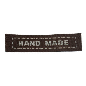 Kangasmerkki neuleeseen - Hand made - Tumma