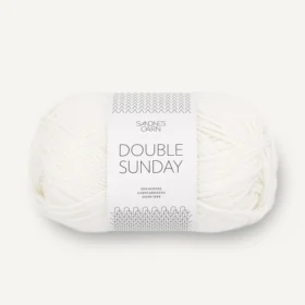 Sandnes Garn Double Sunday - 1001 Valkoinen