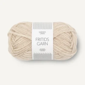 Sandnes Garn Fritidsgarn - 2641 Meleerattu luonnonvaalea