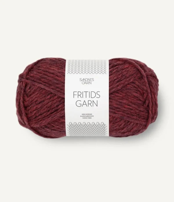 Sandnes Garn Fritidsgarn - 4363 Meleerattu tummanpunainen Sandnes Garn Fritidsgarn - 4363 Meleerattu tummanpunainen
