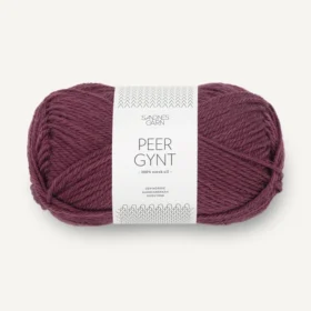 Sandnes Garn Peer Gynt - 4363 Viininpunainen