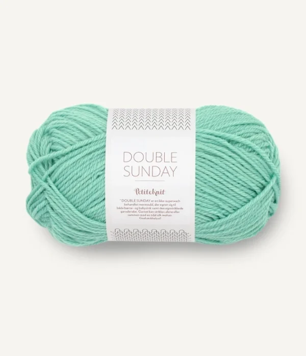 Sandnes Garn Double Sunday - 7723 PetiteKnit Mint Sandnes Garn Double Sunday - 7723 PetiteKnit Mint