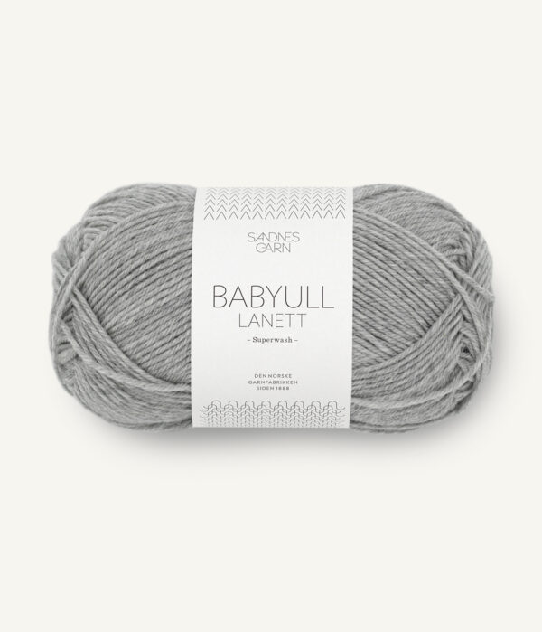 Sandnes Garn Baby Ull Lanett - 1032 Meleerattu harmaa Sandnes Garn Baby Ull Lanett - 1032 Meleerattu harmaa
