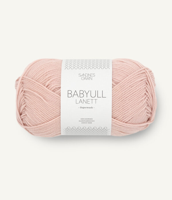 Sandnes Garn Baby Ull Lanett - 3521 Vaaleanpunainen Sandnes Garn Baby Ull Lanett - 3521 Vaaleanpunainen