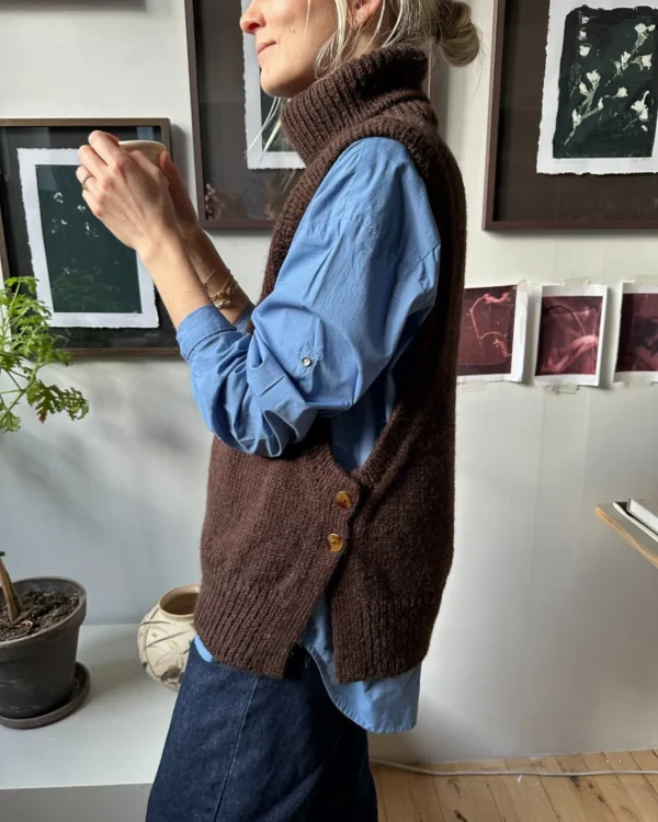 PetiteKnint Lulu Slipover Chunky Edition (cacao nibs) PetiteKnint Lulu Slipover Chunky Edition (cacao nibs)