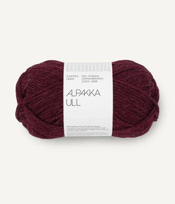 Sandnes Garn Alpakka Ull - 4372 Syvä burgudi Sandnes Garn Alpakka Ull - 4372 Syvä burgudi