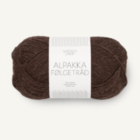 Sandnes Garn Alpakka Følgetråd - 3091 Cacao nibs
