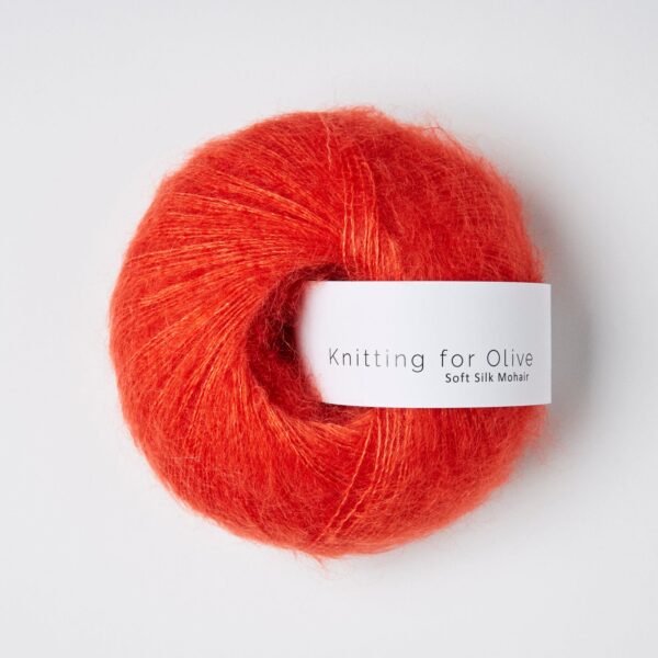 Knitting for Olive Soft Silk Mohair - Blood Orange_primary Knitting for Olive Soft Silk Mohair - Blood Orange_primary