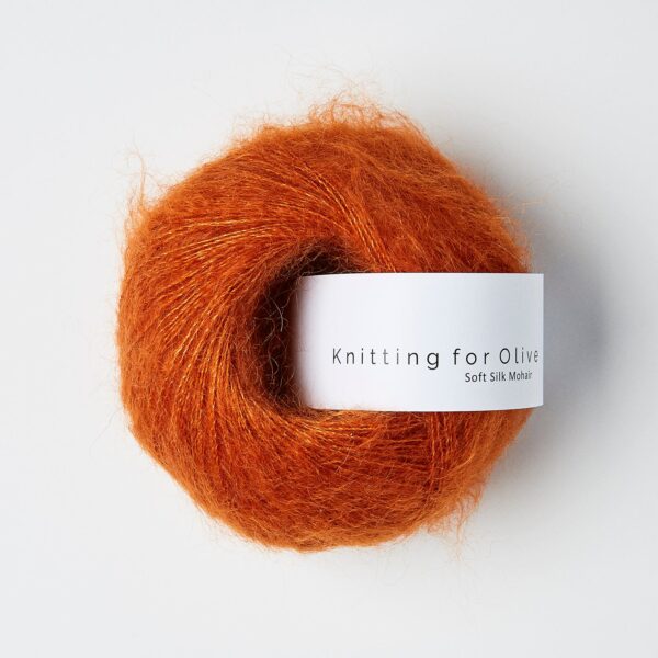 Knitting for Olive Soft Silk Mohair - Burnt Orange_primary Knitting for Olive Soft Silk Mohair - Burnt Orange_primary