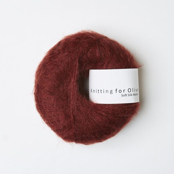 Knitting for Olive Soft Silk Mohair - Claret_primary Knitting for Olive Soft Silk Mohair - Claret_primary