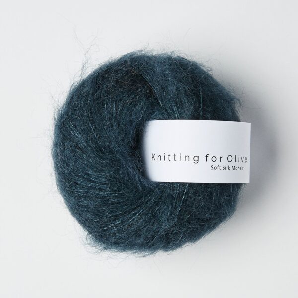 Knitting for Olive Soft Silk Mohair - Deep Petroleum Blue_primary Knitting for Olive Soft Silk Mohair - Deep Petroleum Blue_primary