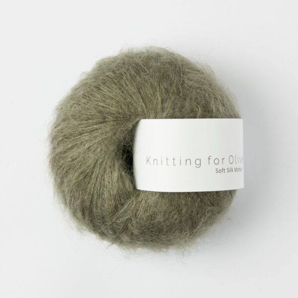 Knitting for Olive Soft Silk Mohair - Dusty Olive_primary Knitting for Olive Soft Silk Mohair - Dusty Olive_primary