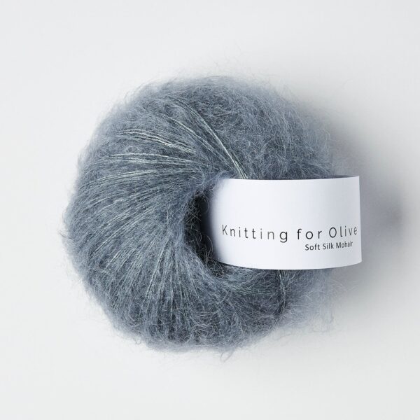 Knitting for Olive Soft Silk Mohair - Dusty Petroleum Blue_primary Knitting for Olive Soft Silk Mohair - Dusty Petroleum Blue_primary
