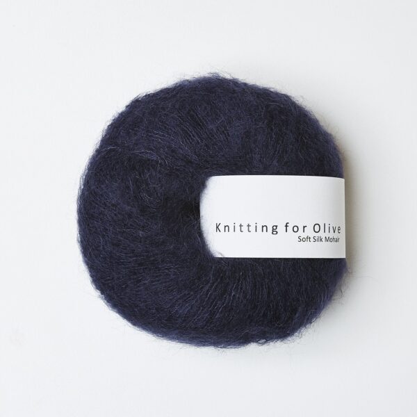 Knitting for Olive Soft Silk Mohair - Navy Blue_primary Knitting for Olive Soft Silk Mohair - Navy Blue_primary
