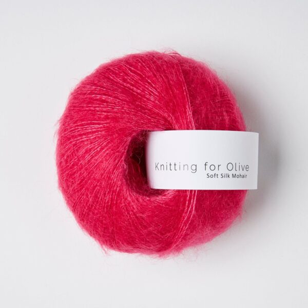 Knitting for Olive Soft Silk Mohair - Pink Daisies_primary Knitting for Olive Soft Silk Mohair - Pink Daisies_primary