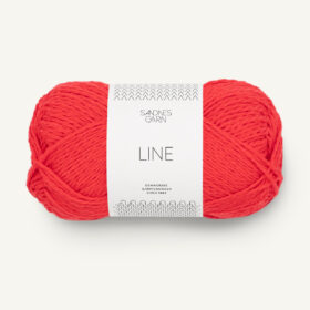 Sandnes Garn Line - 4108 kirkas punainen