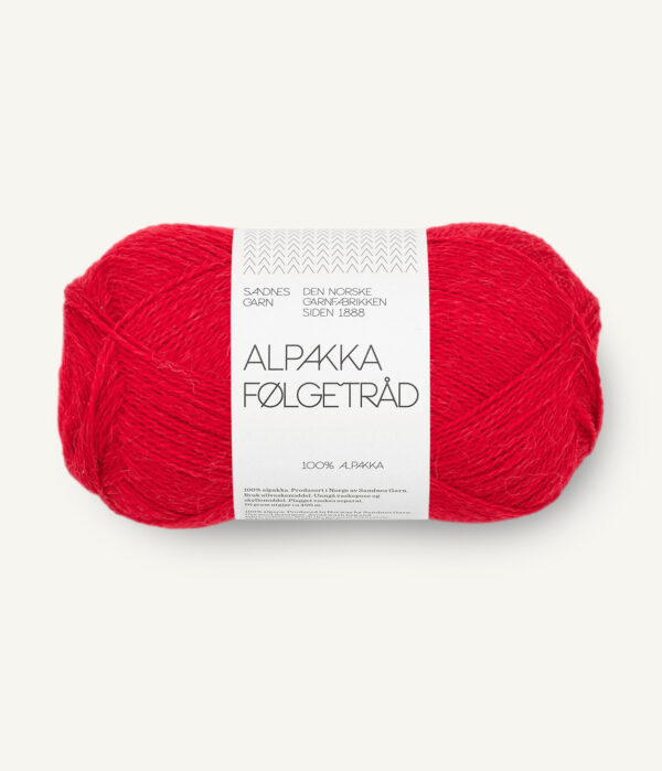 Sandnes Garn Alpakka Følgetråd - 4219 Punainen Sandnes Garn Alpakka Følgetråd - 4219 Punainen