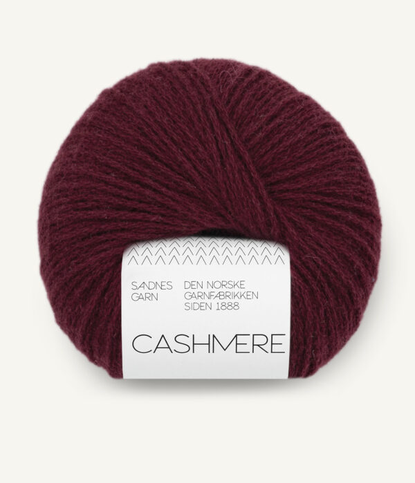 Sandnes Garn Cashmere - 4372 Syvä burgundi Sandnes Garn Cashmere - 4372 Syvä burgundi