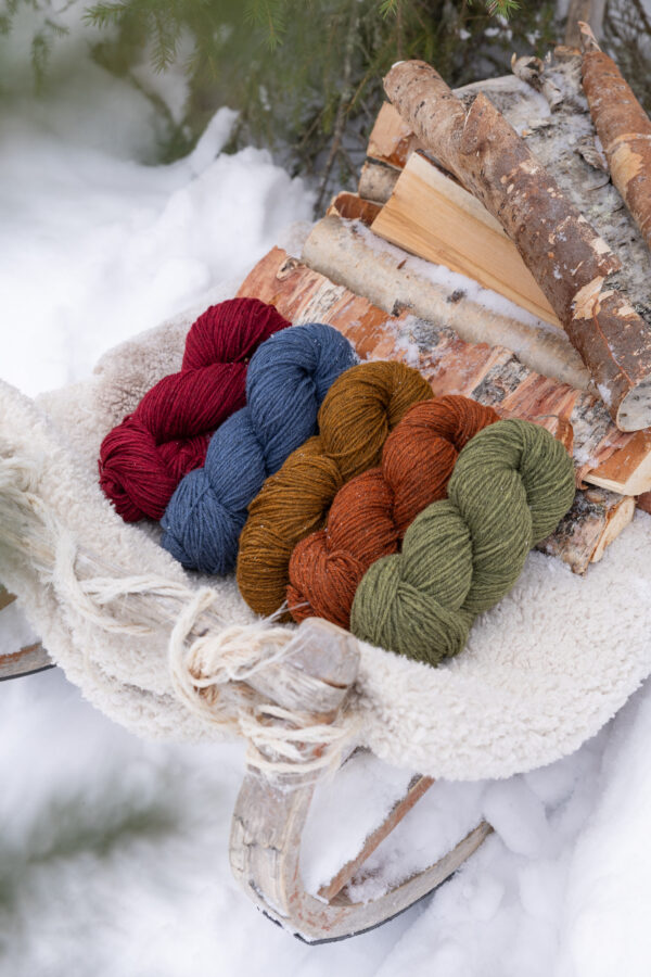 Wool yarn forest shoot 1.3.2026