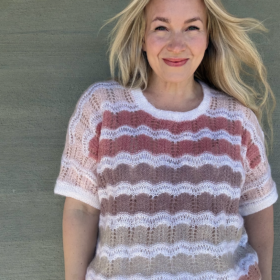 Cloud Dancer-neule (mohair edition)